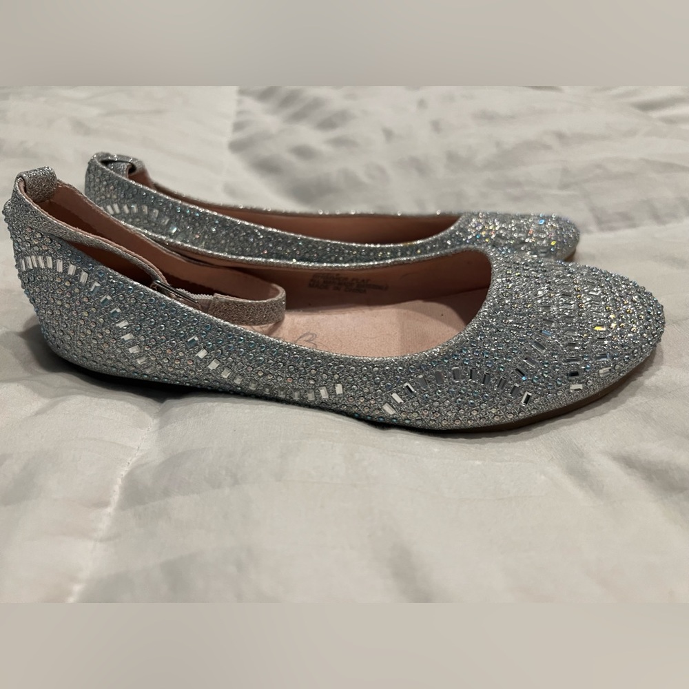 Olive & Edie Shimmer Flat Dress Shoe